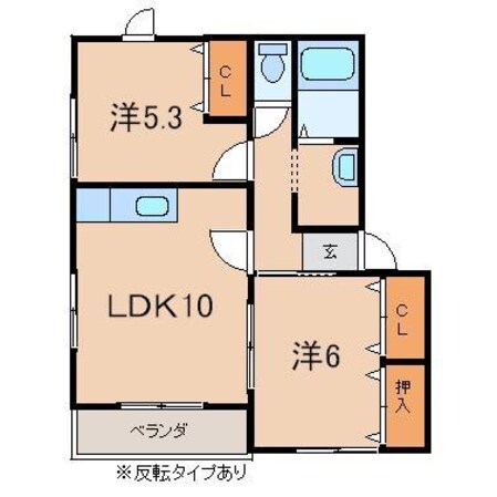 ヴィラ壱番館の物件間取画像